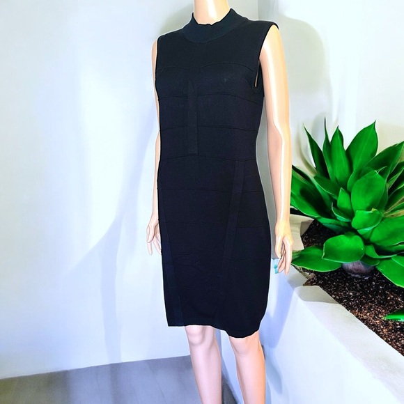 Kardashian Kollection Black Sleeveless Sheath Dress - Picture 13 of 16